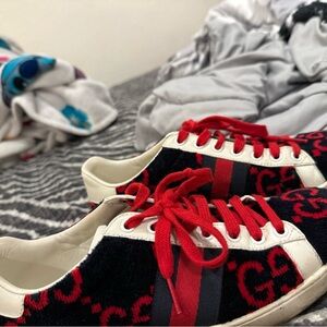 Gucci Red and Black Women's Sneakers